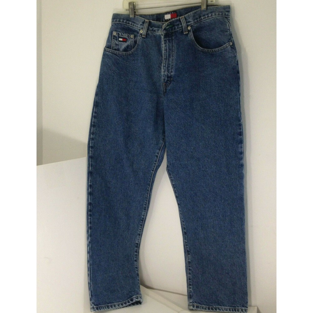 Vintage 90's Tommy Hilfiger Women's High Rise Straight Leg Jeans Size 12 32/29